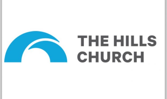 Logo with hills shaped as an H
